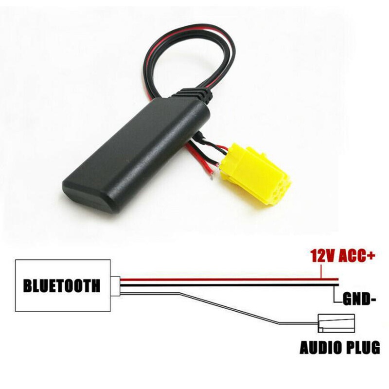 Cáp Chuyển Đổi Âm Thanh Bluetooth 6Pin Cho Xe Hơi Fiat Grande Punto Alfa Romeo