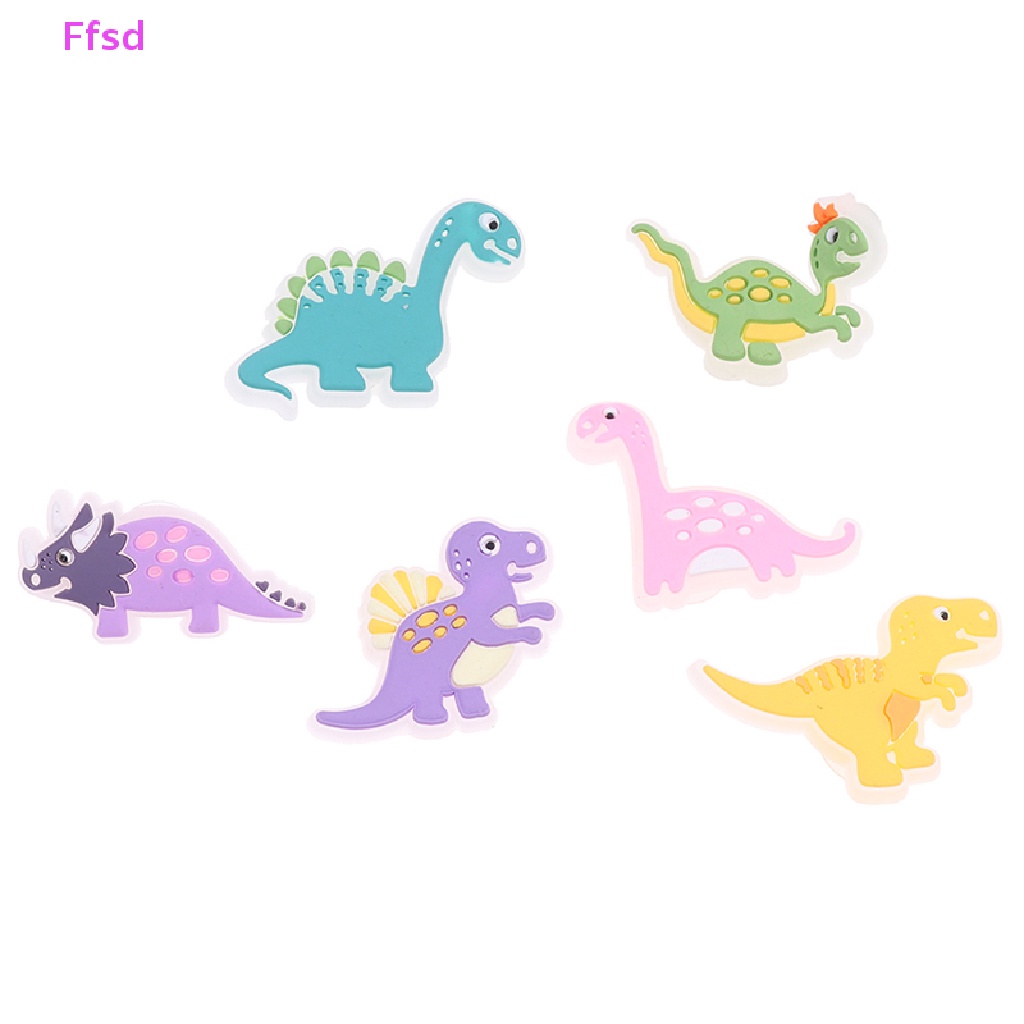 {Ffsd} 1 Khóa Dây Giày Hình Khủng Long Hoạt Hình Dạ Quang Dễ Thương Trang Trí Giày * Bán Chạy