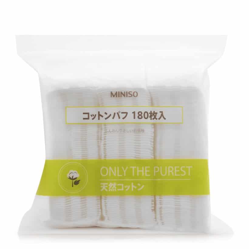 Bông tẩy trang siêu tiết kiệm Miniso Nhật Bản
