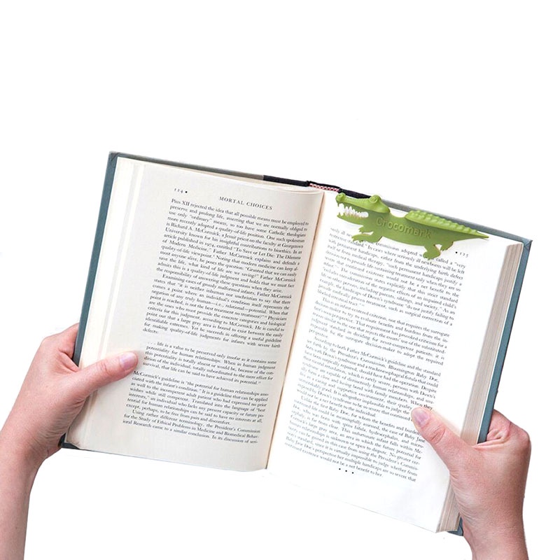 1 Bookmark Hình Cá Sấu Dễ Thương