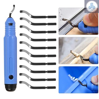 Metal Deburring Tool Kit Deburring Cutters Set Burr Remover Hand Tool for Wood Plastic Aluminum Copper and Steel