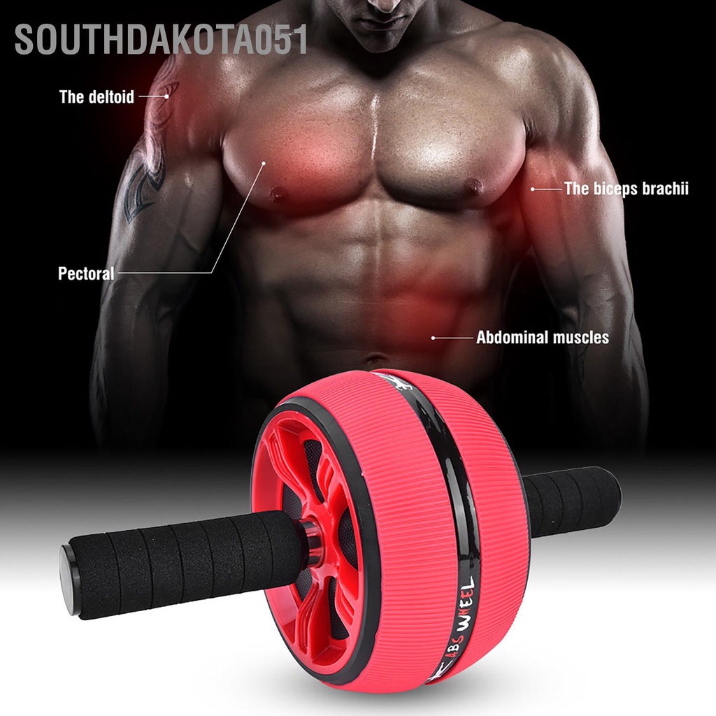 Southdakota051 Máy tập cơ bụng bánh lăn Thiết bị thể dục Dụng cụ tại nhà với đệm