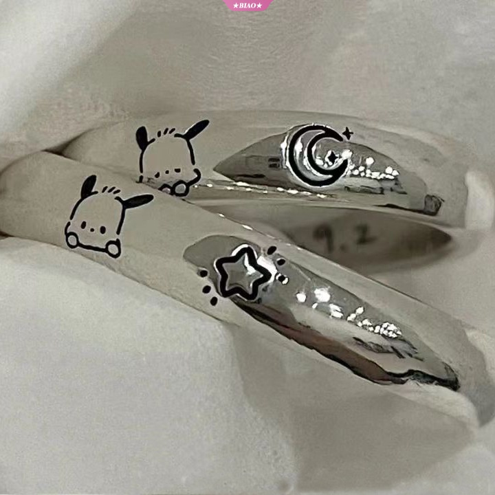 Nhẫn In Hình Hoạt Hình Anime Sanrio Dễ Thương Ngọt Ngào Cho Cặp Đôi