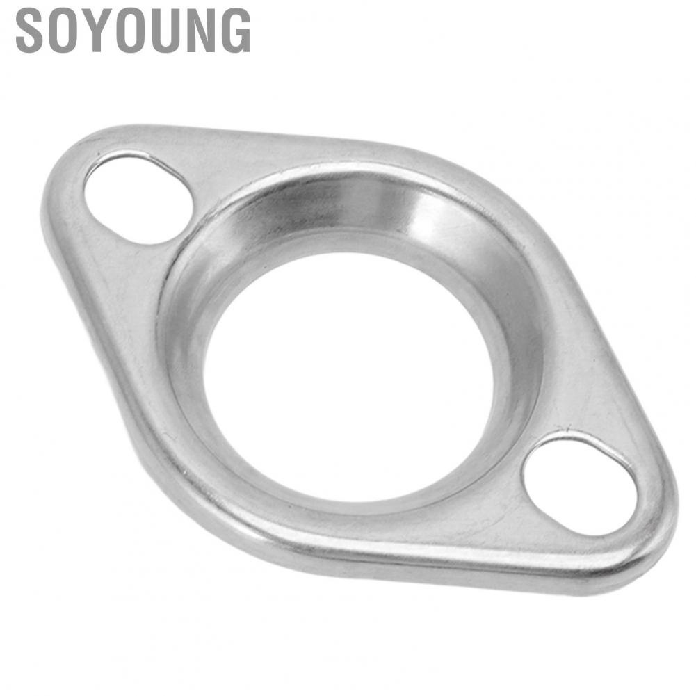 Soyoung Exhaust Flange Adapter  Stainless Steel Collector Manifold Strict Standard 2in Anti Deformation for System