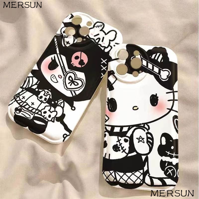 Ốp Điện Thoại Họa Tiết Hoạt Hình Hello Kitty / Bong Bóng Dễ Thương Cho iPhone12 / plus6 147 1311Pro 8x