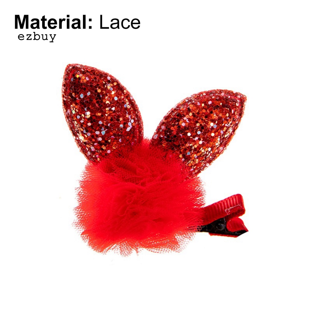 Kẹp Tóc Tai Thỏ Hoạt Hình Xinh Xắn Cho Bé Chụp Ảnh