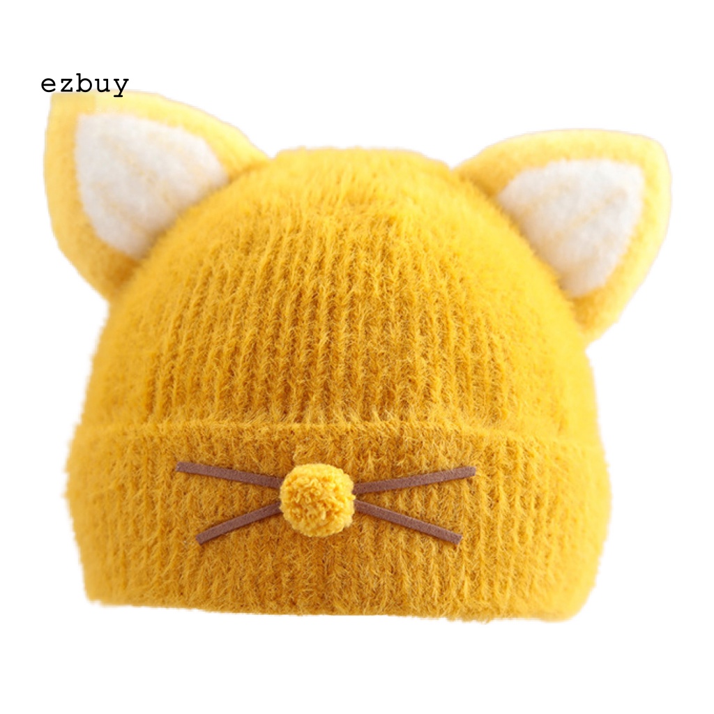 Mũ Cotton Giữ Ấm In Họa Tiết Hoạt Hình Thân Thiện Với Da Chống Mài Mòn Cho Bé Sơ Sinh