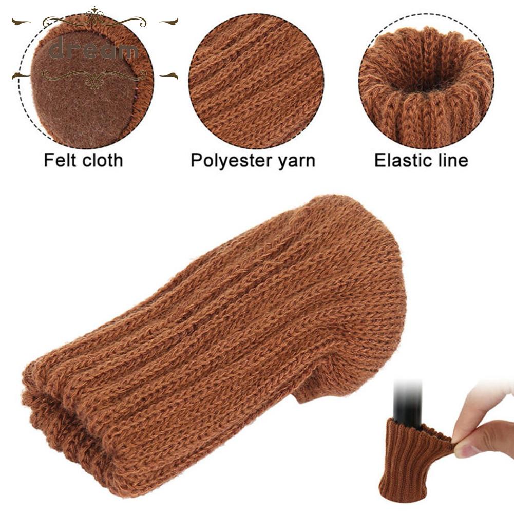 【DREAMLIFE】Table Feet Covers 4pcs Chair Feet Cover Chair Leg Protection Accessories