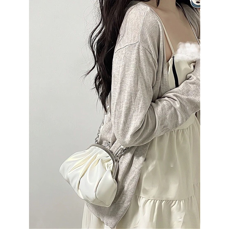 Túi Đeo Chéo Quai Xích Dạng Kẹp Cao Cấp Thời Trang Mùa Hè 2023 TTF773