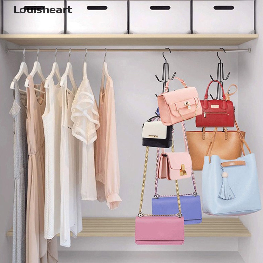 Móc Treo Túi Xách Bằng Kim Loại Tiết Kiệm Không Gian Tiện Dụng