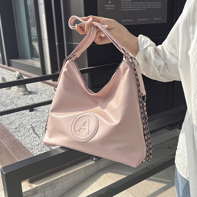 Túi Xách Da PU Đeo Chéo Màu Trơn Thời Trang Chất Lượng Cao Cho Nữ