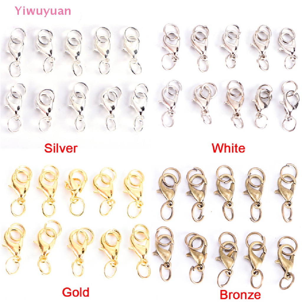 Bộ 20 Móc Càng Cua Làm Trang Sức Bằng Hợp Kim DIY Mới