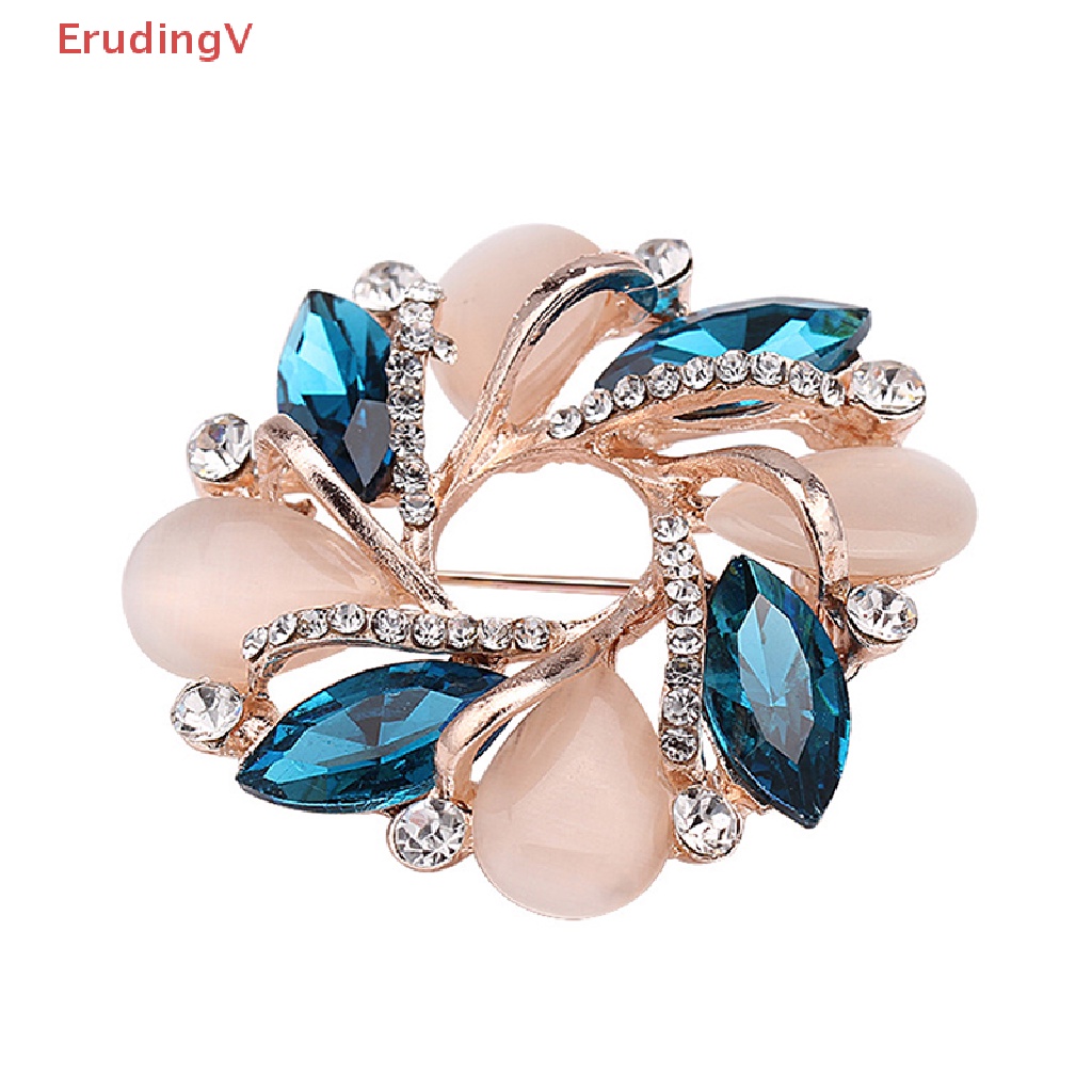 [ErudingV] 1 Trâm Cài Áo Hình Bauhinia Pha Lê Thời Trang Mới Cho Nữ [Mới]
