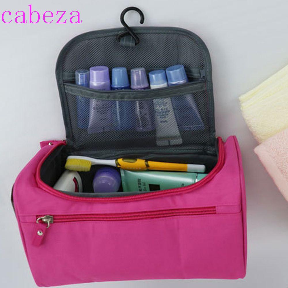 Túi Đựng Mỹ Phẩm Chống Thấm Nước Màu Trơn Thời Trang