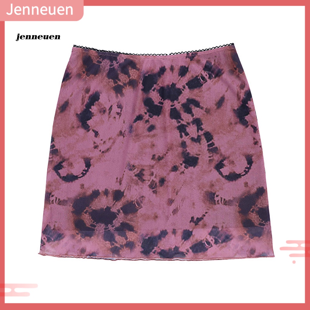 Chân Váy Mini Sợi Polyester Màu Pastel Eo Cao In Họa Tiết Hoa Cho Cuộc Sống Hàng Ngày