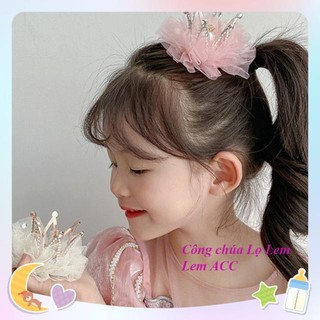 Kẹp tóc cho bé gái, kẹp tóc vương miện công chúa cho bé gái xinh xắn đáng yêu L055