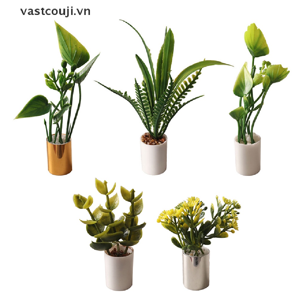 Mô Hình Chậu Hoa Trang Trí Nhà Búp Bê Tỉ Lệ 1: 12