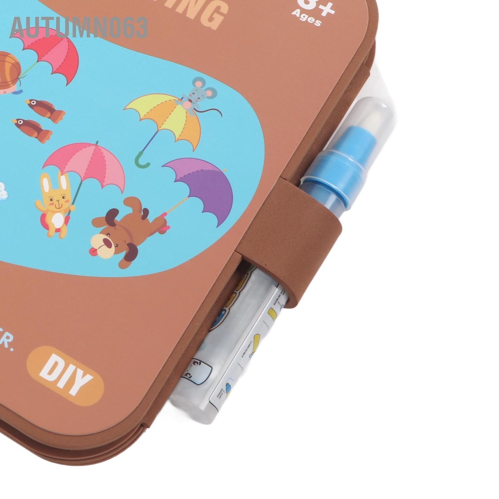 Sách Vẽ Tranh Gấp Gọn Có Thể Tái Sử Dụng Giáo Dục Sớm Cho Bé