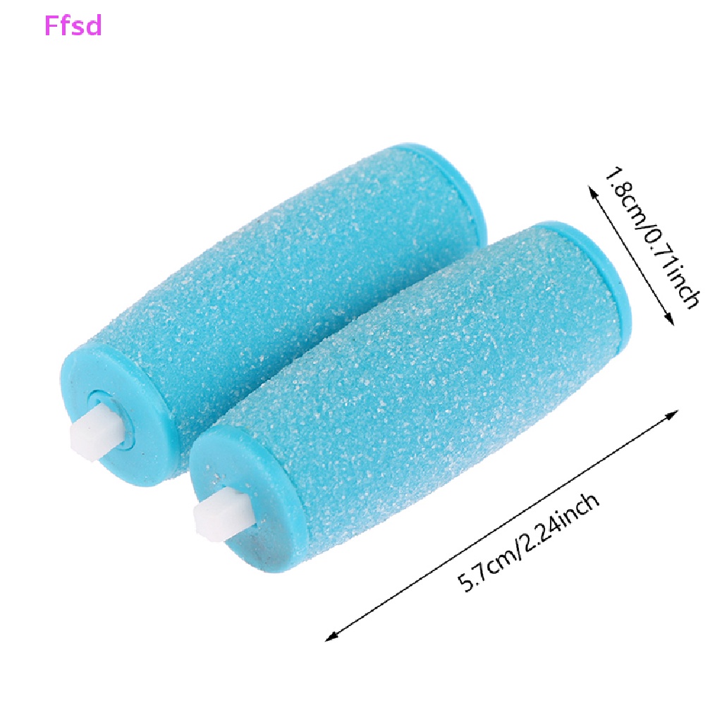 {Ffsd} Bộ 2 Đầu Con Lăn Thay Thế Cho Máy Dũa Bàn Chân Điện Tử