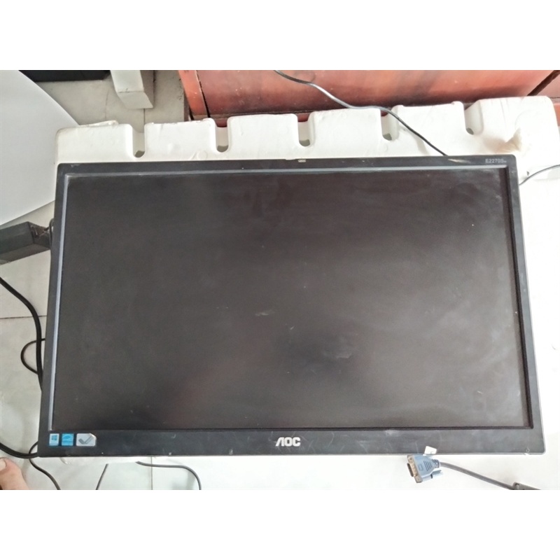 Hàng hư Màn hình PC 22 inch AOC S2270SWDN Còn nguồn Bể màn