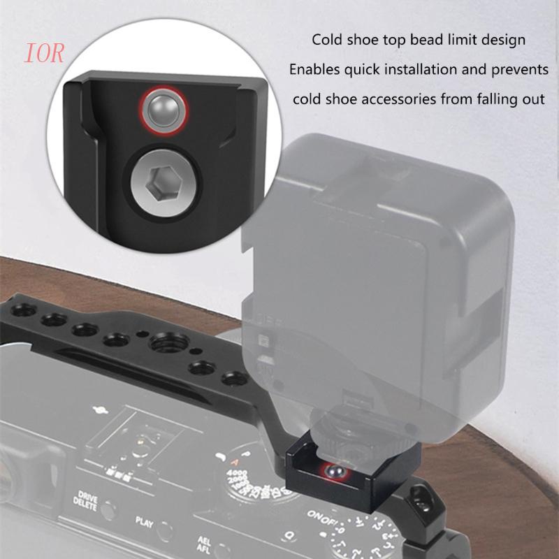 Đế Kim Loại Mở Rộng Gắn Máy Ảnh / Đèn Led / Microphone Tiện Dụng