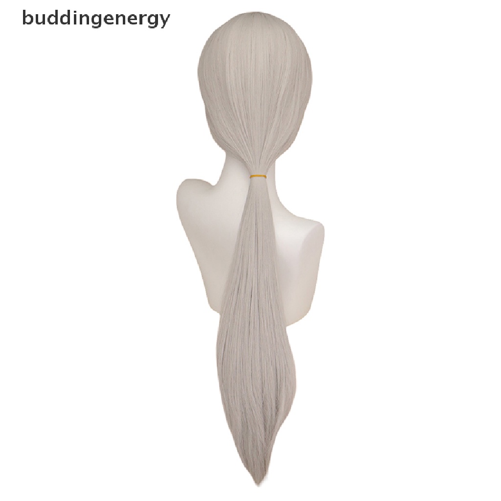 {BUDDI} Tóc Giả Xích Dài Màu Bạc Hóa Trang Quanxi Chịu Nhiệt {BUDDI}