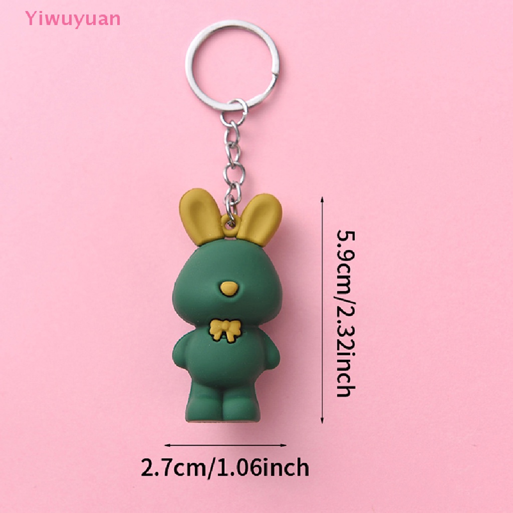 < Yiwuyuan > Móc Chìa Khóa Xe Hơi Hình Gấu Trúc Dễ Thương Cá Tính Phù Hợp Với Moto Mới