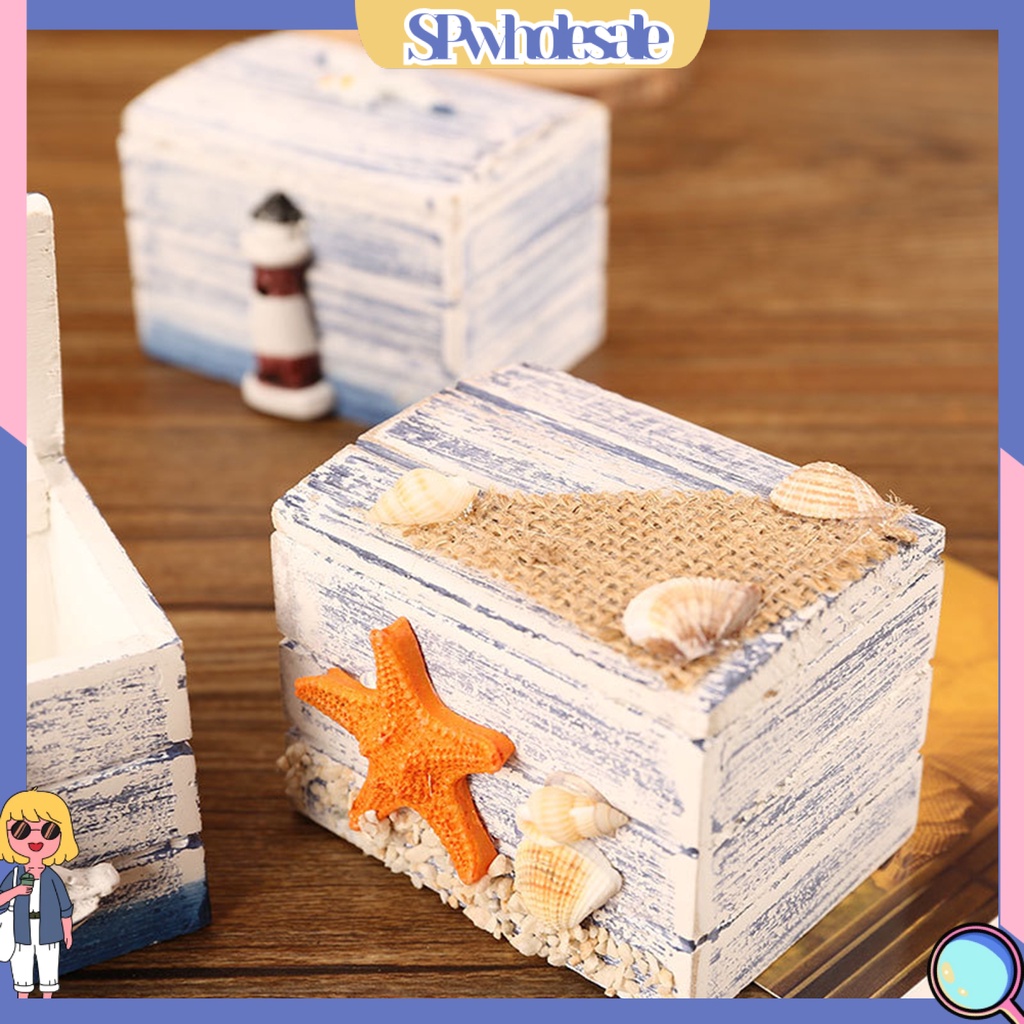 &lt;SPwholesale&gt; Hộp Đựng Trang Sức Bằng Gỗ Thủ Công Bền Bỉ Thân Thiện Với Môi Trường Chống Mài Mòn Có Thể Tái Sử Dụng