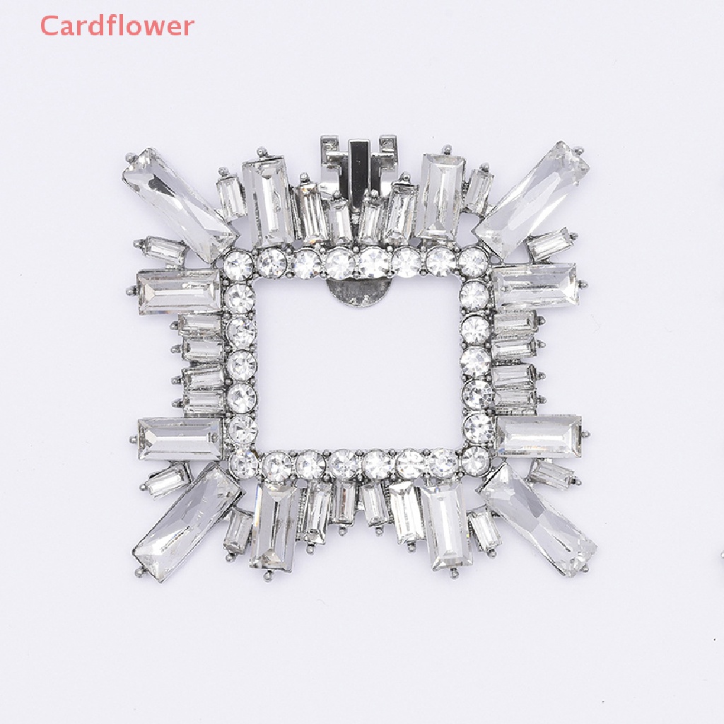 1 Cặp Kẹp Đính Đá Lấp Lánh Trang Trí Giày Cao Gót Cho Cô Dâu Mới