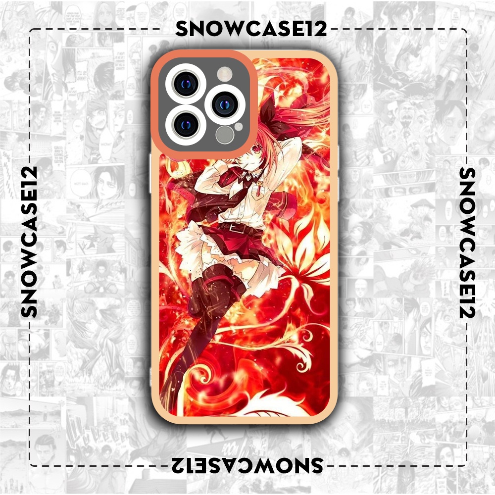 Ốp iphone cạnh vuông Snowcase12 itsuka kotori date a live 6/6s/7plus/8plus/x/xr/xs/11/12/13/pro/max/plus/promax/14