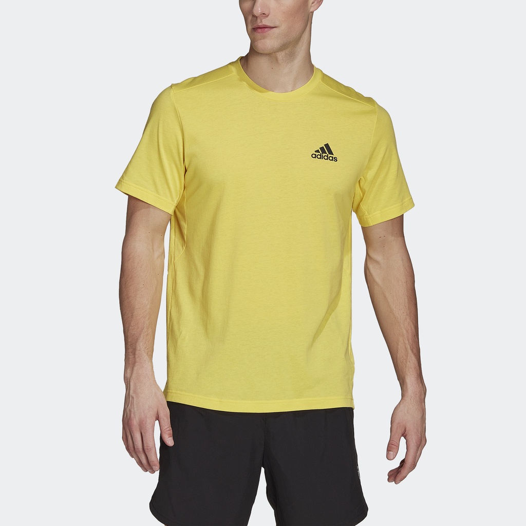 Adidas Tập luyện Áo Thun Thể Thao Feelready Designed to Move AEROREADY Nam Màu vàng HL4697