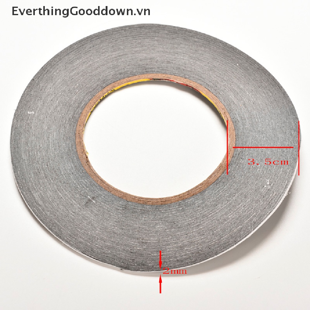 Cuộn Băng Keo Hai Mặt 2mm 50M 2mm Dùng Sửa Chữa Màn Hình LCD / Điện Thoại Tiện Dụng