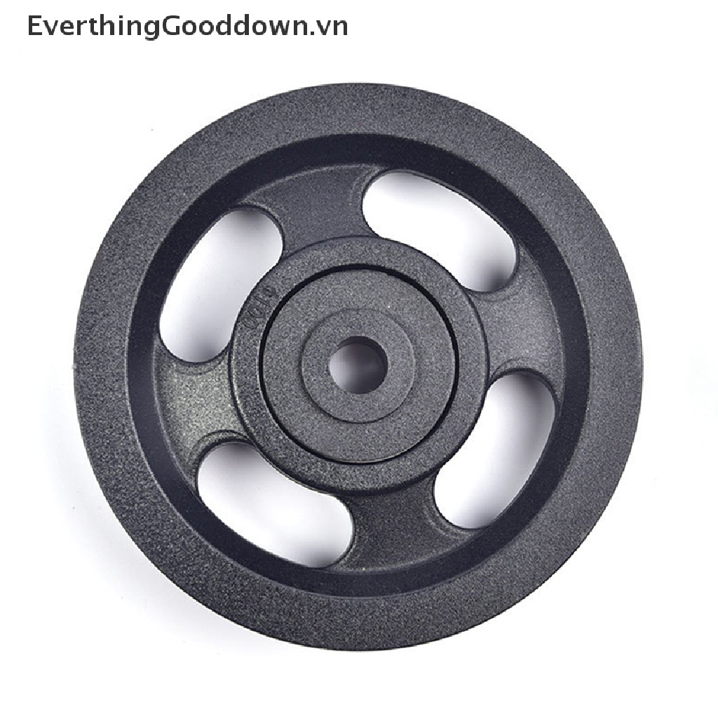 1 Bánh Xe Ròng Rọc 100mm Chất Liệu Abs Màu Đen Chống Mòn Dùng Để Tập Gym