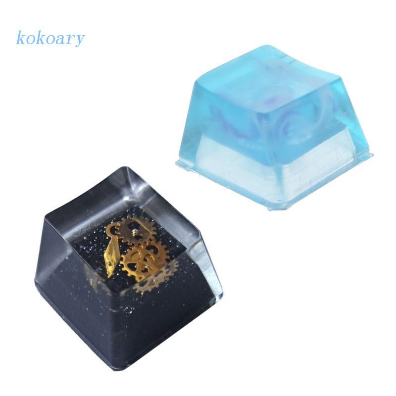 Bàn Phím Cơ OEM R4 Bằng Nhựa Resin Trong Mờ Handmade Dành Cho Cherry MX Switches RGB