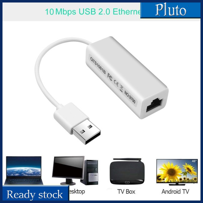Mới Card Mạng Cổng Usb2.0 Sang Rj45 10mbps Và Rj45 Ethernet Lan Cho Windows Xp 7 8