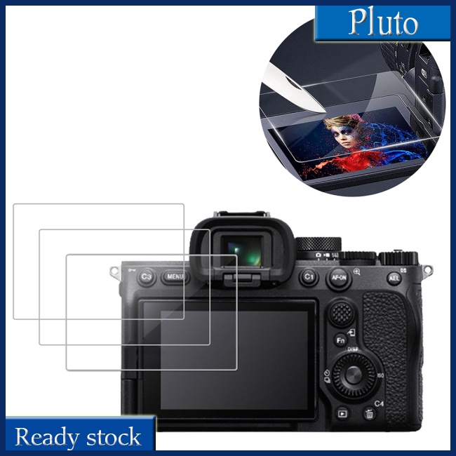 Mới Set 3 Kính Cường Lực Bảo Vệ Màn Hình Camera Cho A7iv / a7m4 / a74