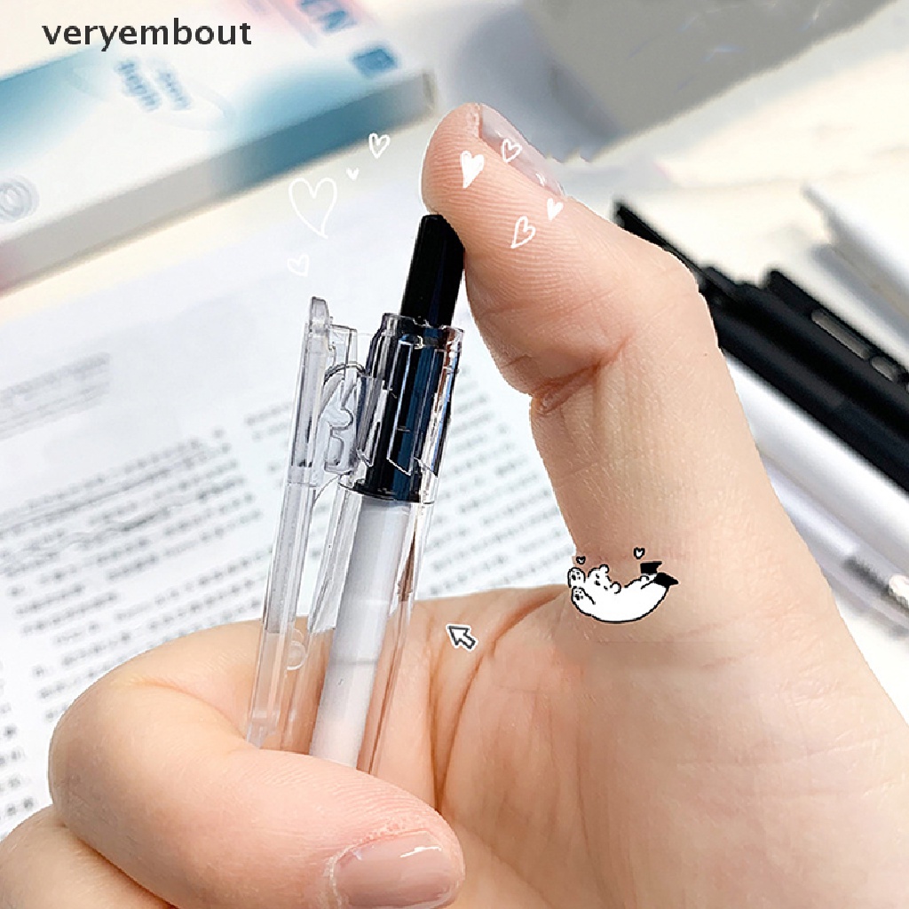 Set 6 Bút Bi Mực Đen Ngòi 0.5mm