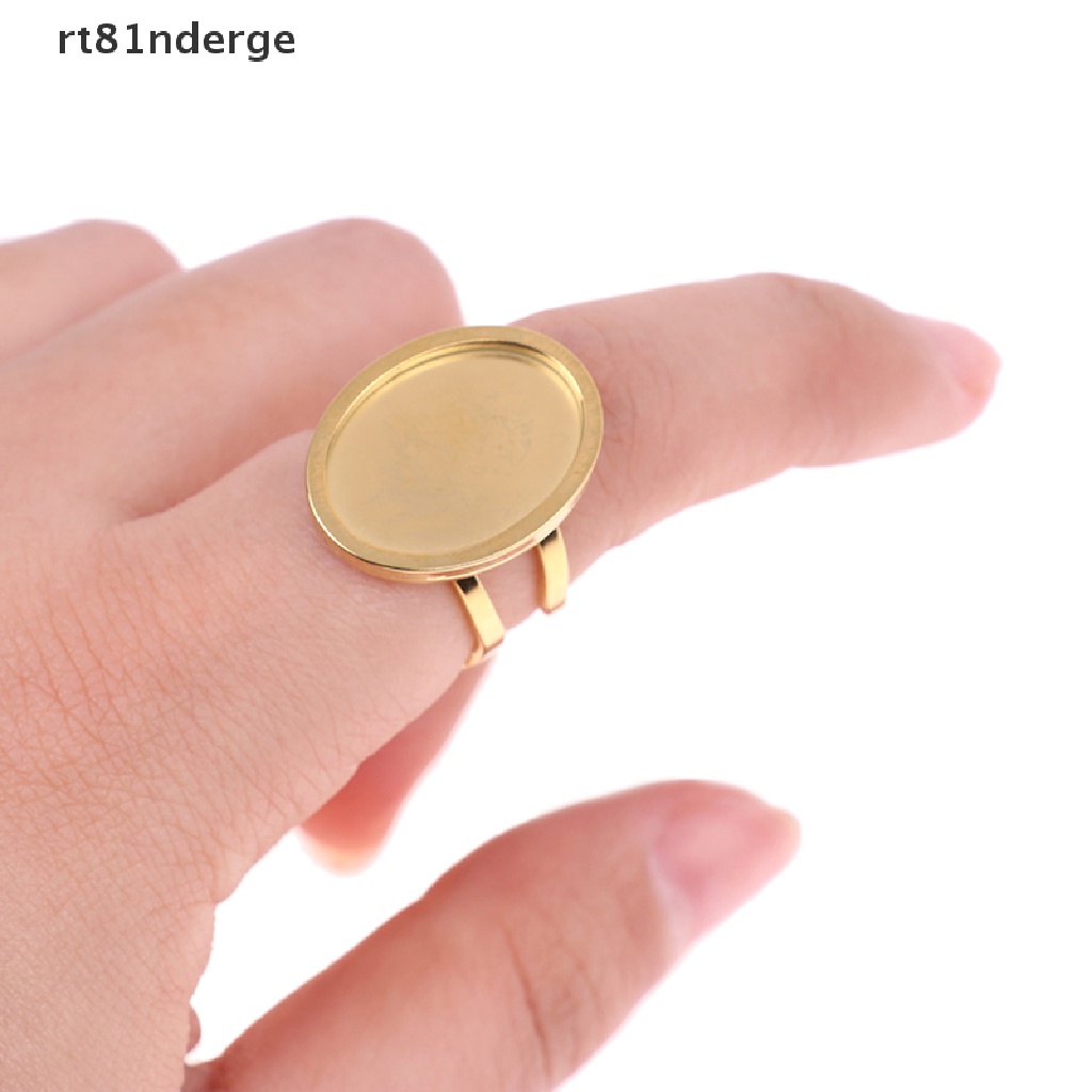 Ge Nhẫn Mặt Kính Cabochons Hình Oval Tròn Làm Trang Sức