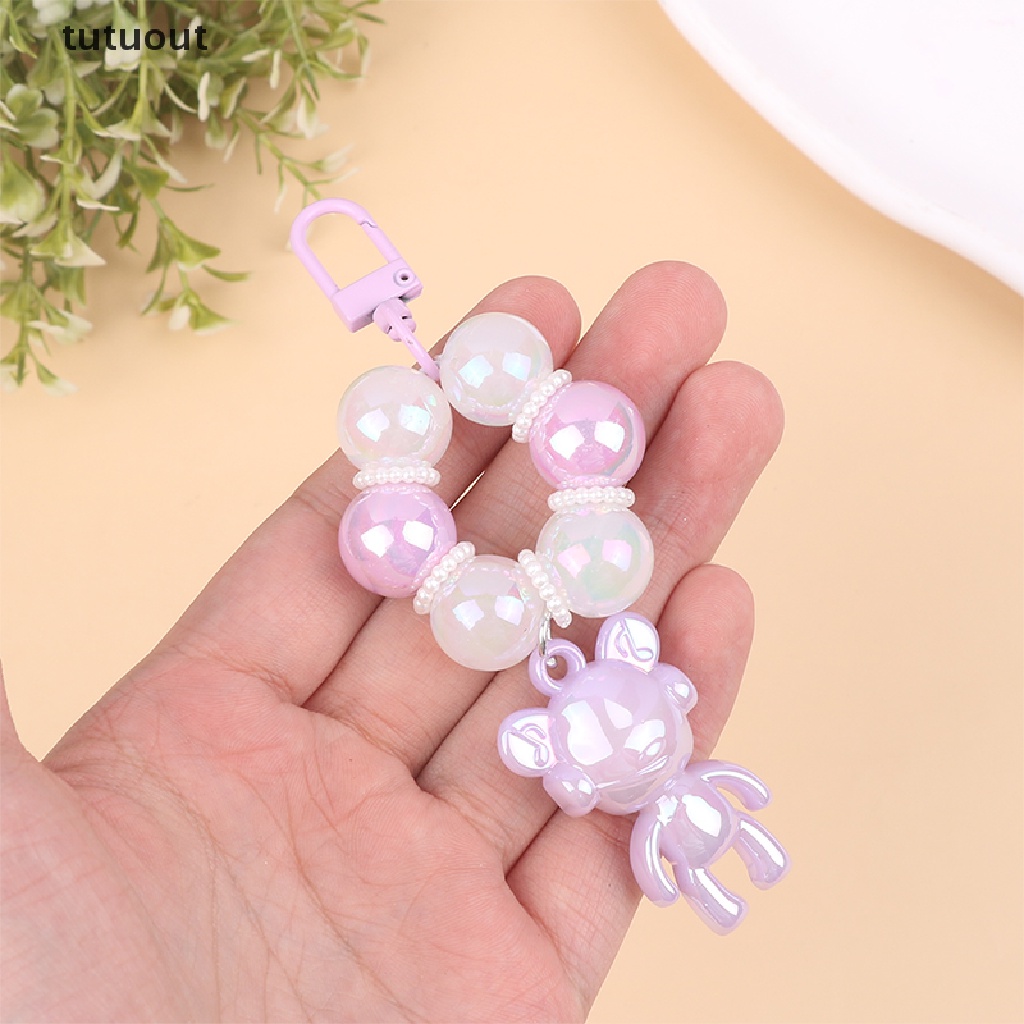 1 Móc Khóa Hình Gấu Lấp Lánh Dễ Thương