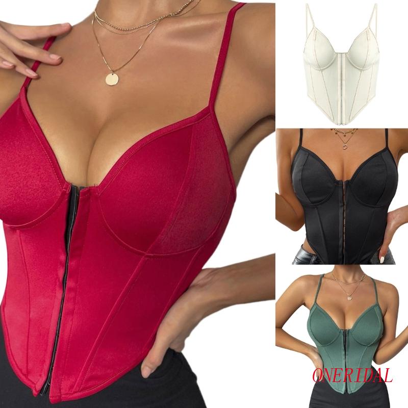 Áo Lửng Hai Dây Cổ Chữ V Gợi Cảm Cho Nữ