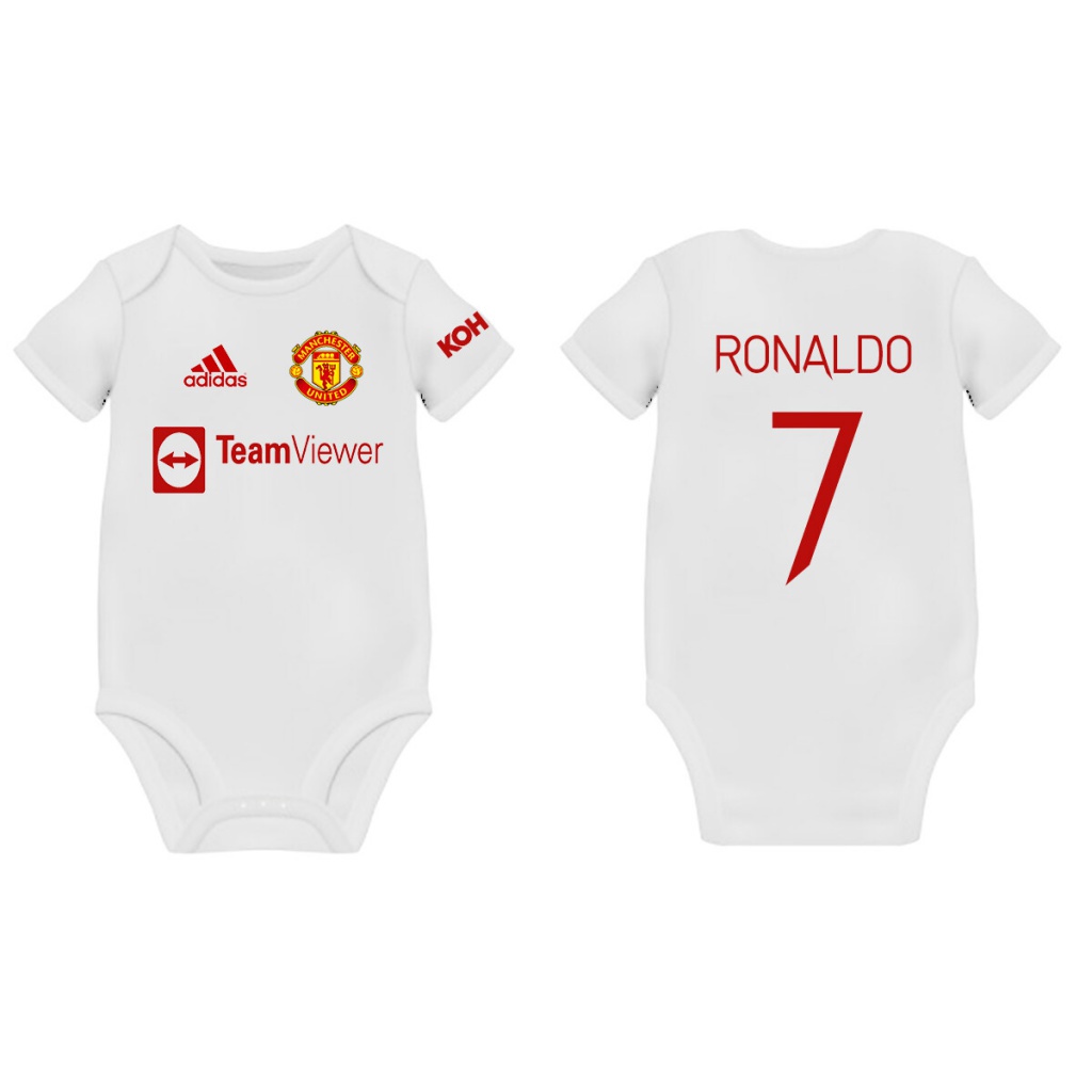 Bộ Áo Liền Quần Em Bé Manchester 7 Ronaldo Qg3D3D
