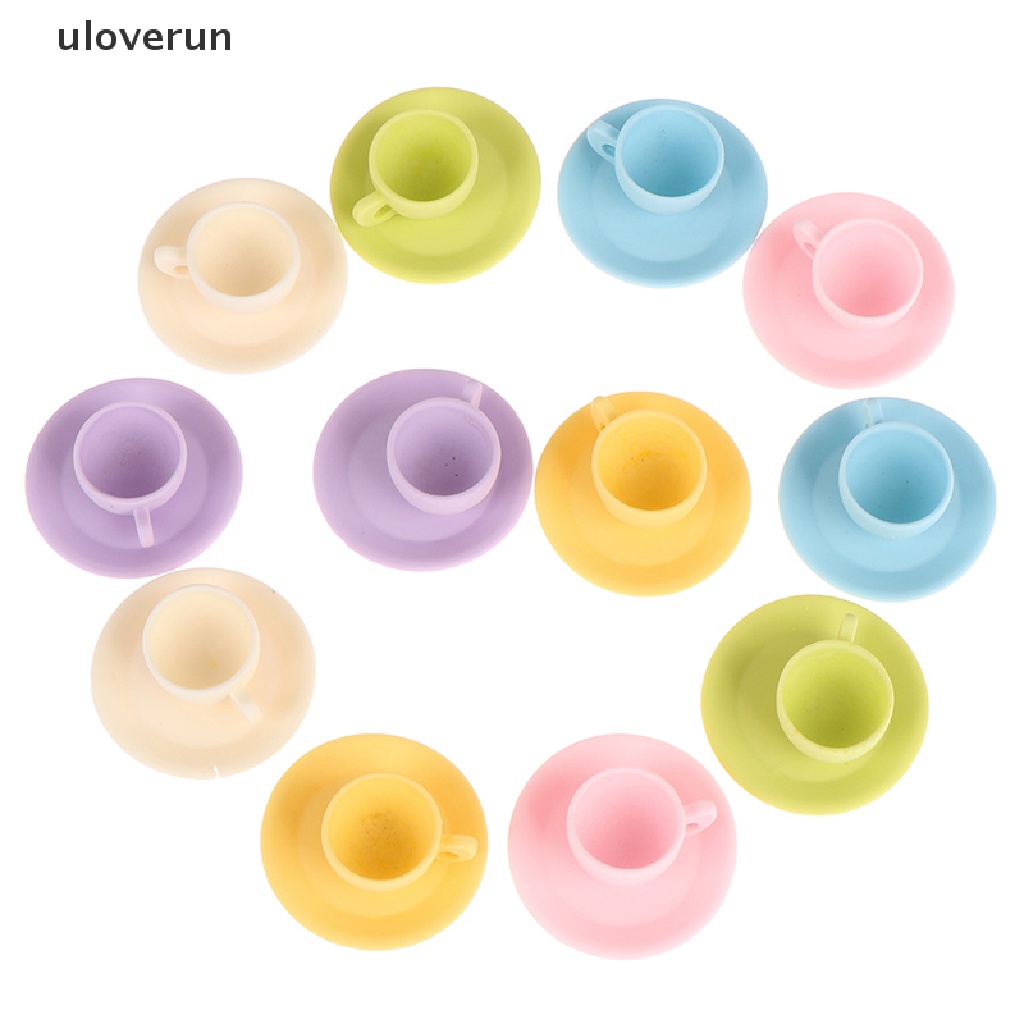 Set 2 Ly Cà Phê Mini Xinh Xắn Cho Nhà Búp Bê