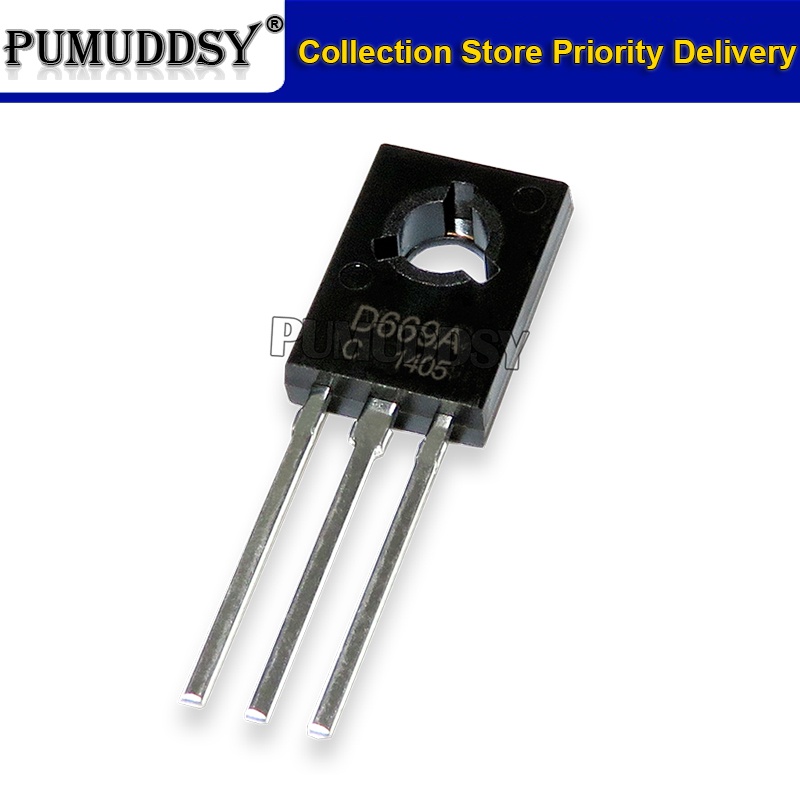 Set 50 Chip Linh Kiện Điện Tử 2SB649 2SD669 2SB772 2SD882 TO-126 B649 D669 B772 D882 TO126