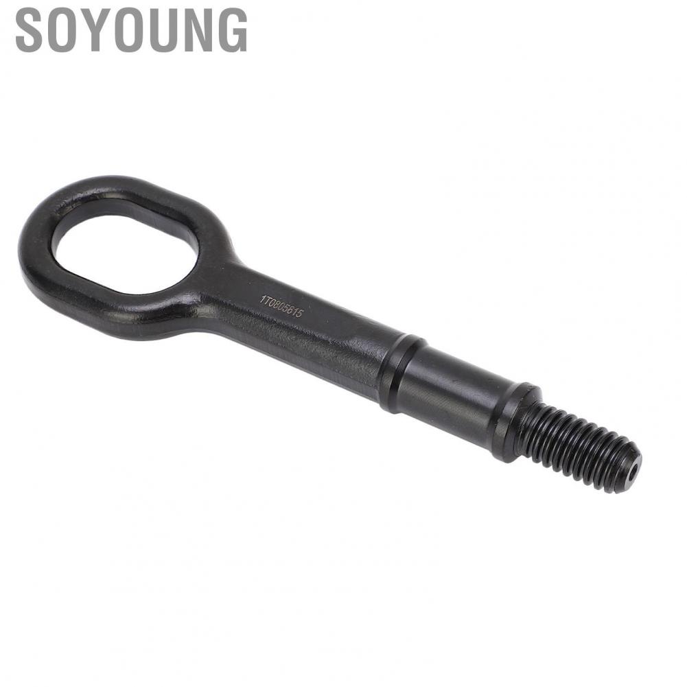 Soyoung Tow Hook  Easy To Install Forged Steel Durable 1T0805615A Towing Lug Loop Heavy Duty for Car