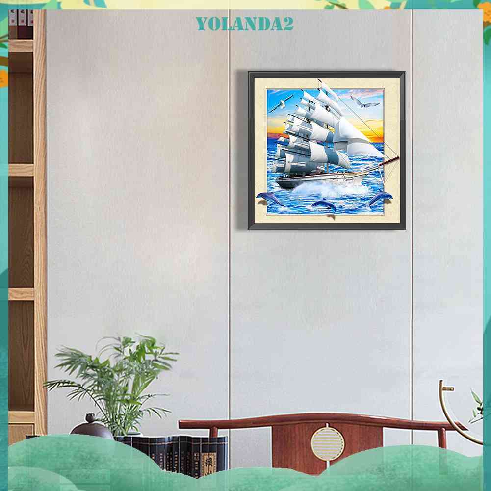 Tranh Đính Đá Kim Cương Toàn Bộ 5D DIY Hình Vẽ Trừu Tượng Trang Trí Nhà Cửa