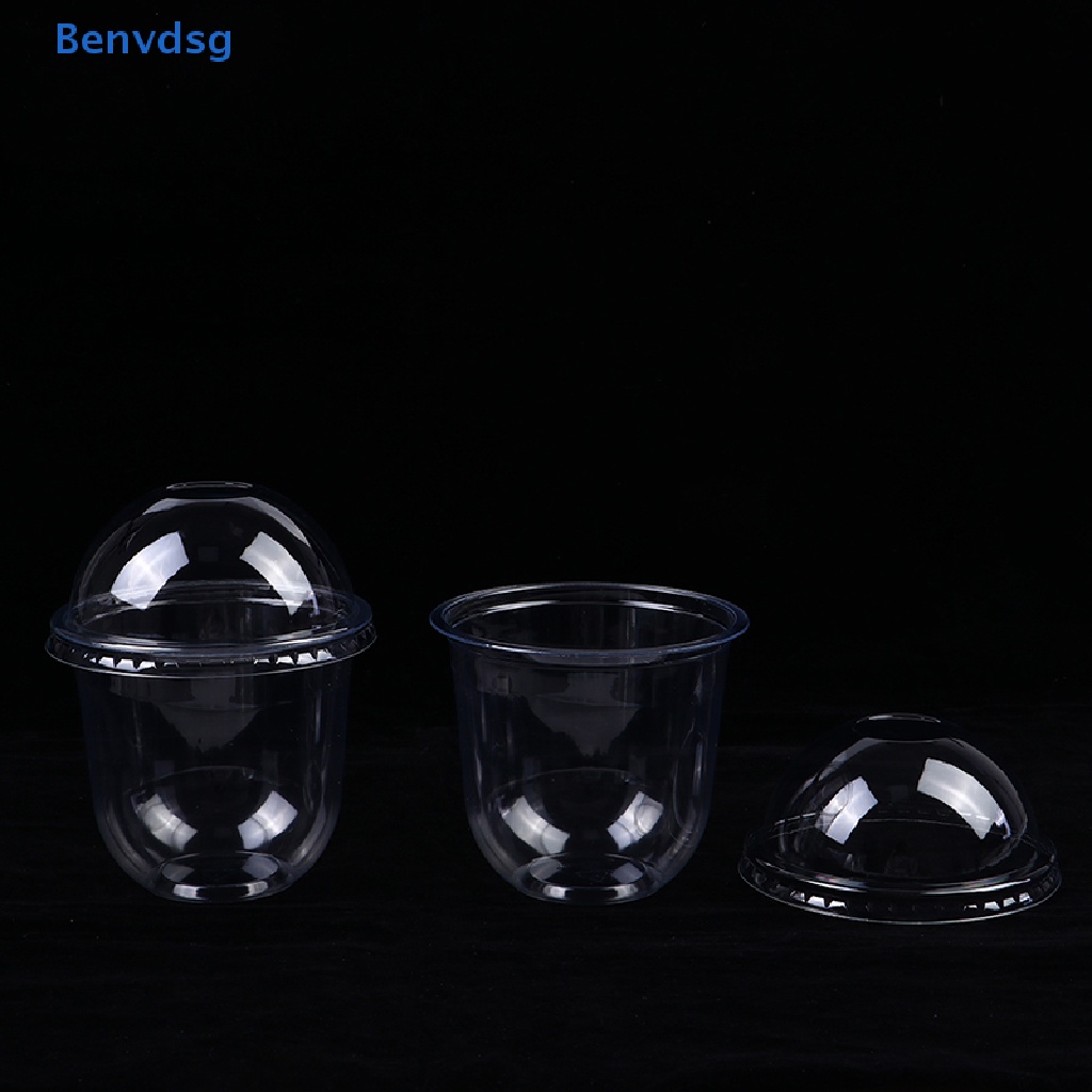 Bộ 12 Cốc Đựng Kem / Món Tráng Miệng 360ml Có Nắp Đậy Tiện Dụng