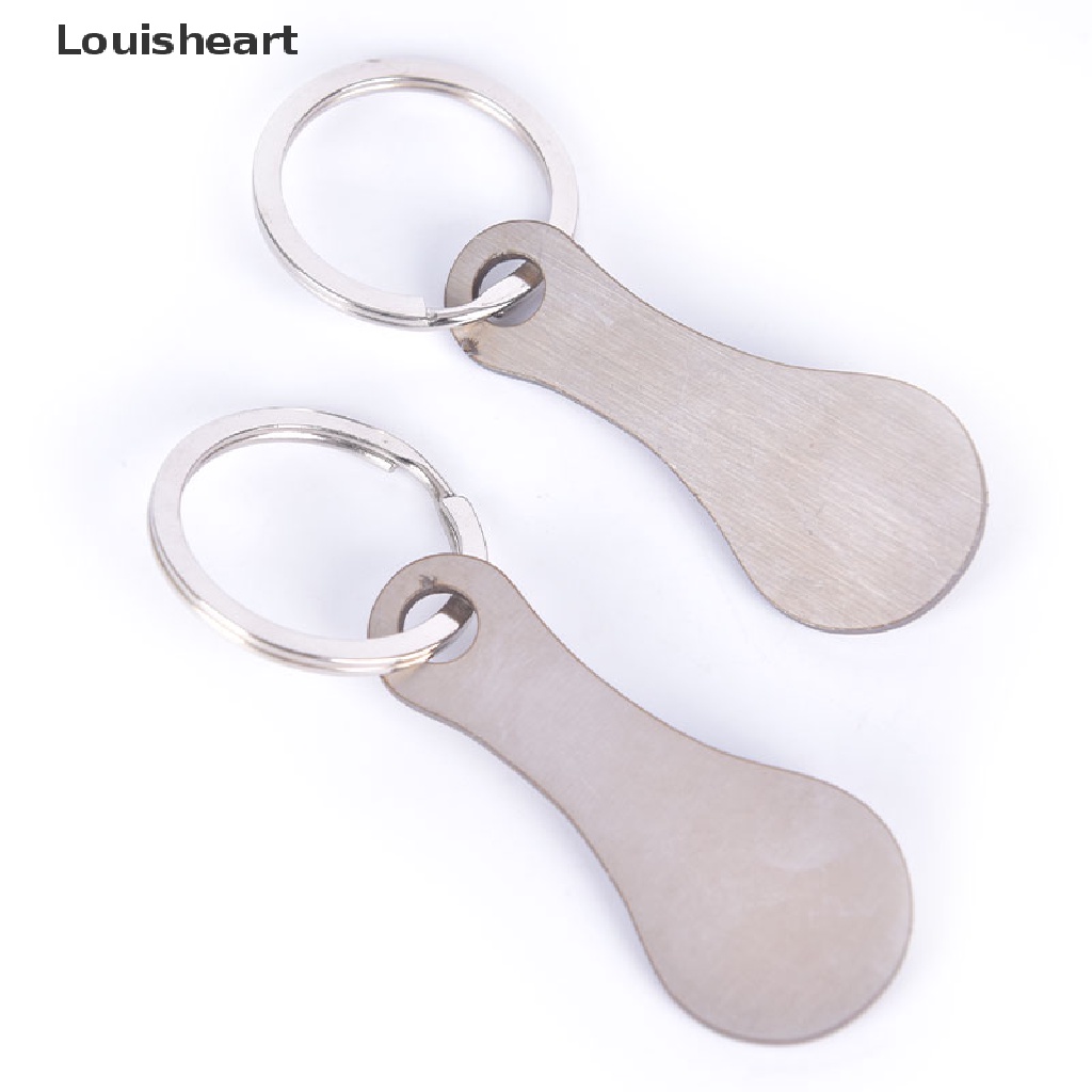 Bộ 2 Móc Khóa Xe Đẩy Mua Sắm Bằng Hợp Kim Nhôm Louisheart TFG