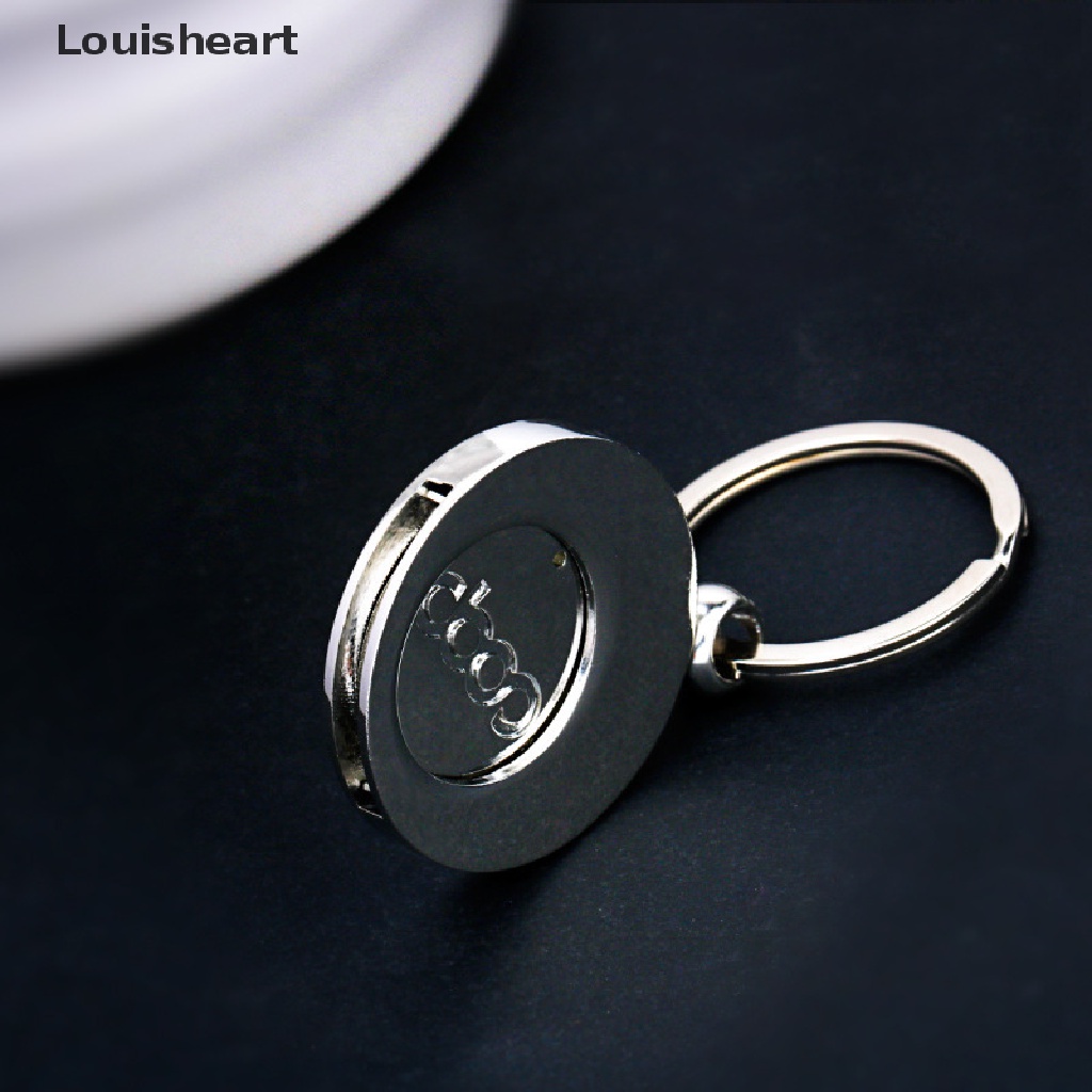 Louisheart Móc Chìa Khóa Xe Hơi Họa Tiết Chữ Cái Tùy Chỉnh Tiện Dụng