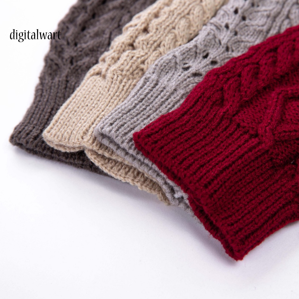 Kỹ Thuật Số| Vớ Len Dài Hở Ngón Giữ Ấm Chân Co Giãn Thời Trang Thu Đông Dành Cho Nữ