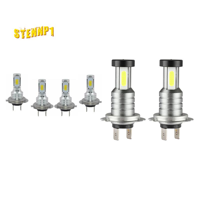 Set 6 Đèn Pha LED H7 6000K 240W 52000LM &amp; 100W 30000LM Chất Lượng Cao